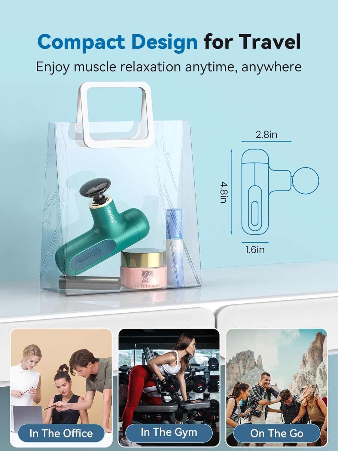 HEYCHY Super Mini Massage Gun – Portable Deep Tissue Muscle Massager
HEYCHY Mini Massage Gun for Athletes, Office, Travel, and Home Use
HEYCHY Handheld Percussion Massager – Compact & Travel-Friendly Design
HEYCHY Portable Deep Tissue Massager – Lightweight Pocket-Sized Relief
HEYCHY Massage Gun with 5 Speeds & 4 Attachments for Muscle Recovery
HEYCHY USB-C Rechargeable Mini Massage Gun – FSA/HSA Eligible
HEYCHY Super Mini Massage Gun for Muscle Pain Relief and Relaxation
